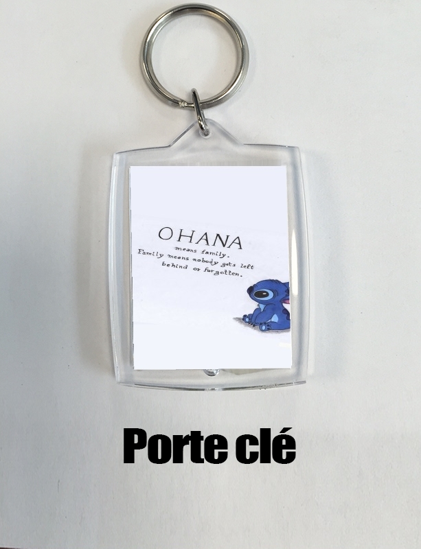  Ohana Means Family for Personalized keychain