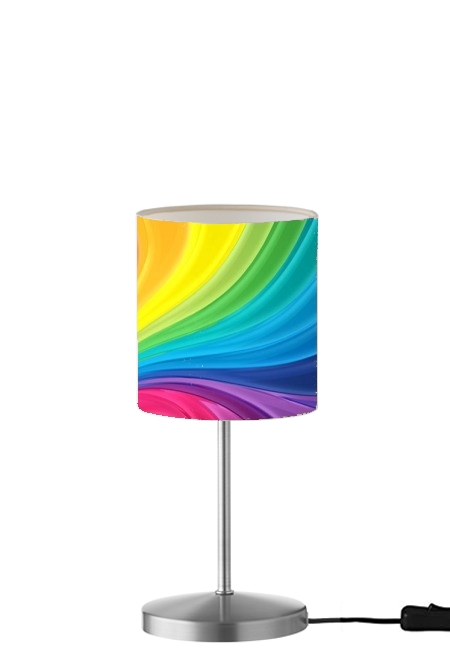 Rainbow Abstract for Table / bedside lamp