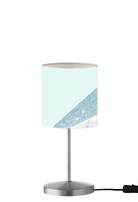  Initiale Marble and Glitter Blue for Table / bedside lamp