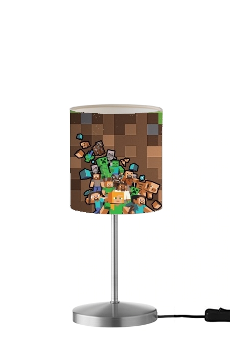  Minecraft Creeper Forest for Table / bedside lamp