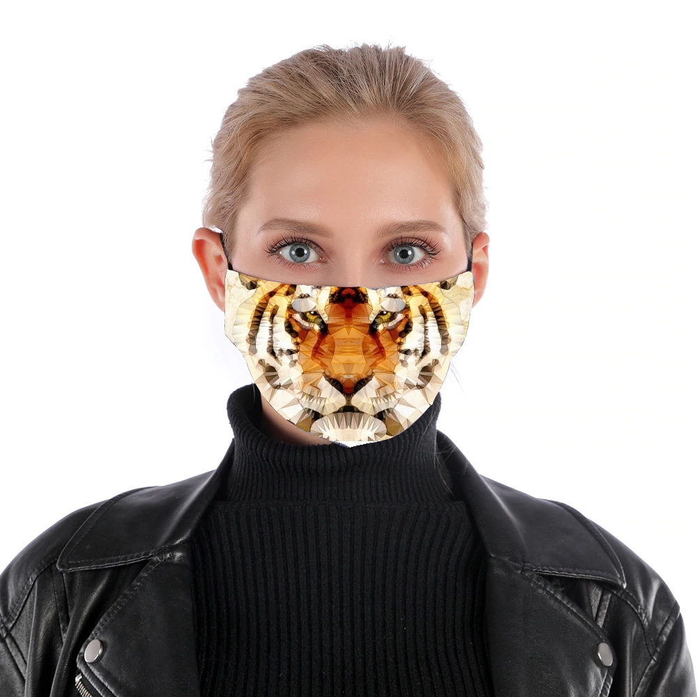  abstract tiger for Nose Mouth Mask