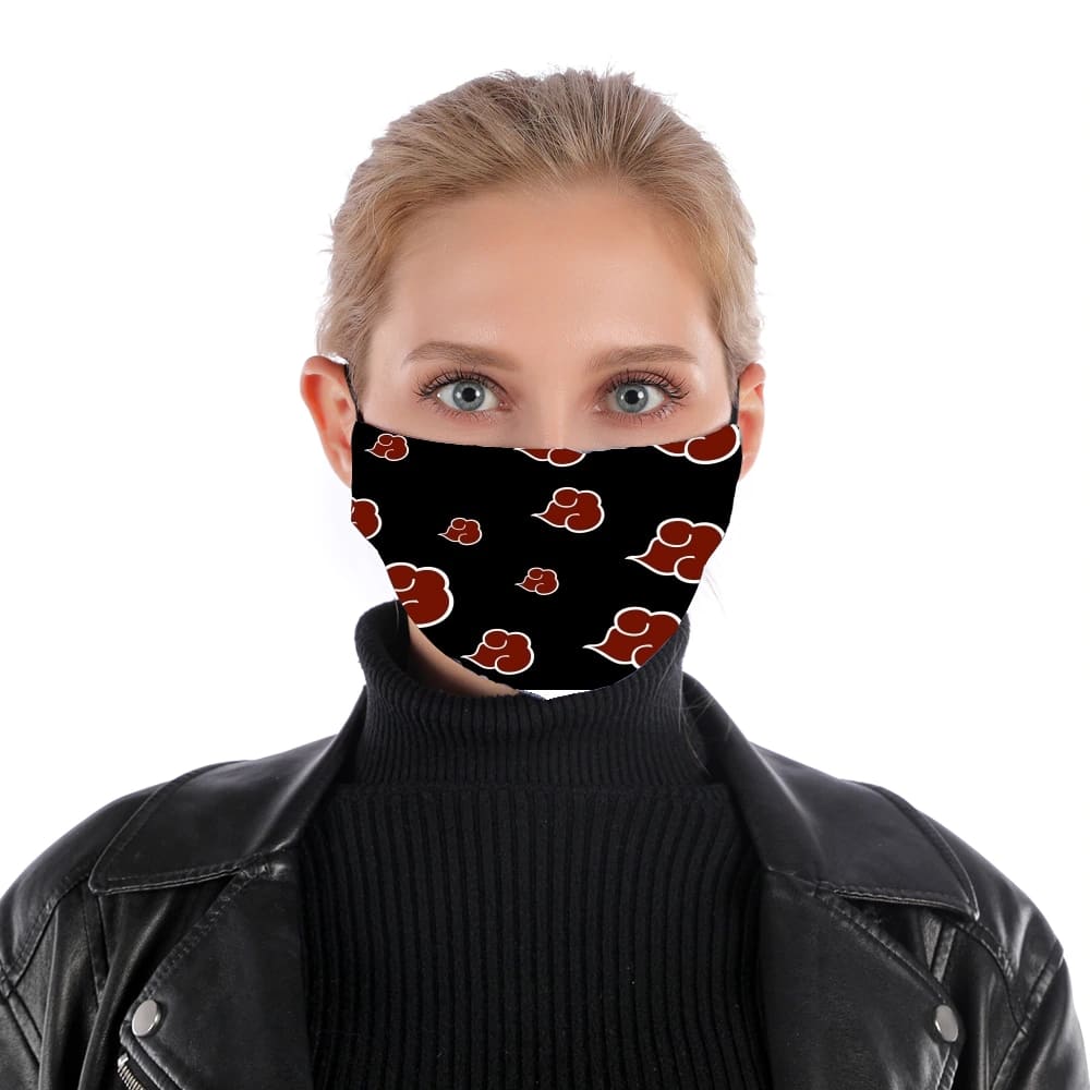  Akatsuki Cloud REd for Nose Mouth Mask