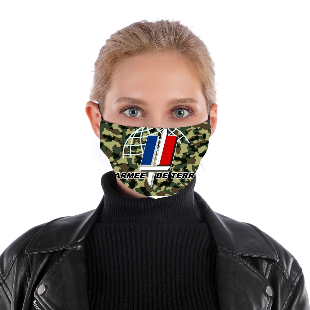  Armee de terre - French Army for Nose Mouth Mask