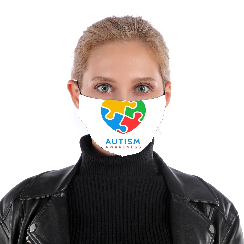  Autisme Awareness for Nose Mouth Mask