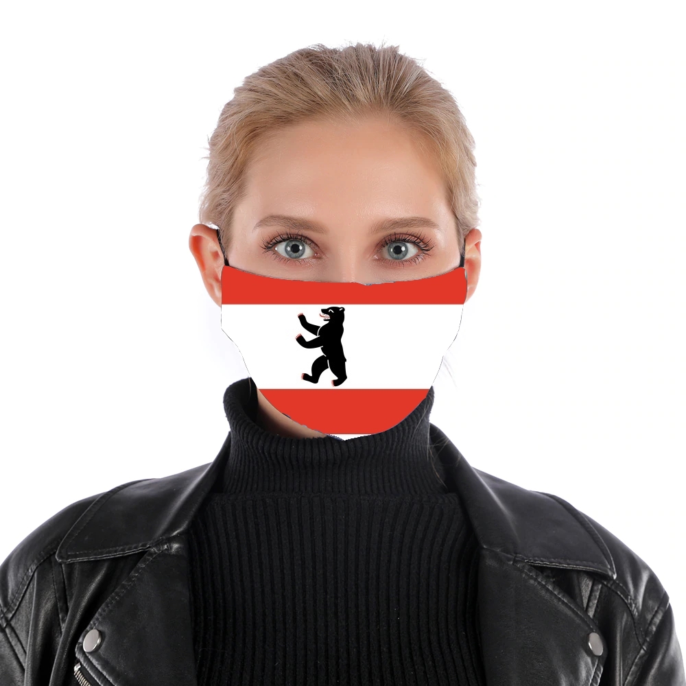  Berlin Flag for Nose Mouth Mask