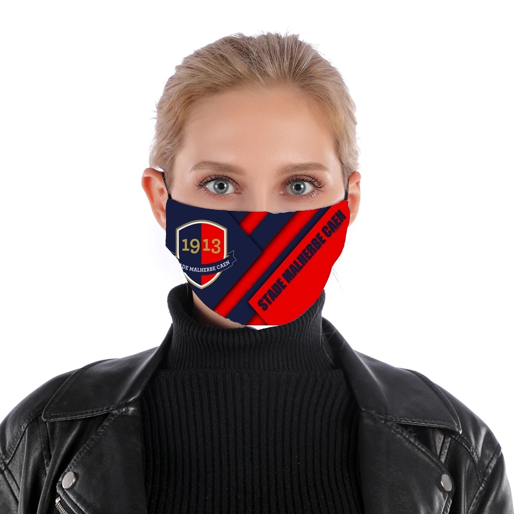  Caen Football Shirt for Nose Mouth Mask