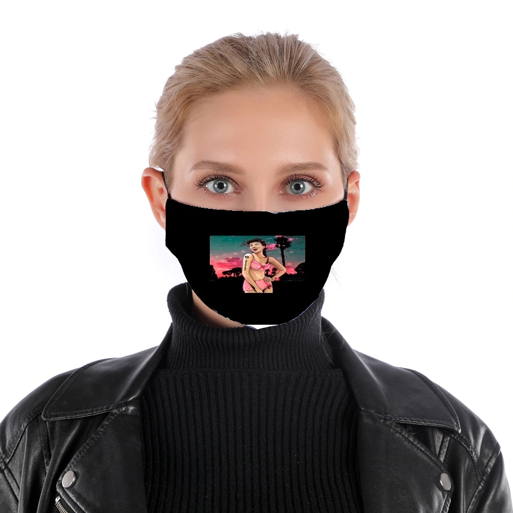  California Girl retro for Nose Mouth Mask