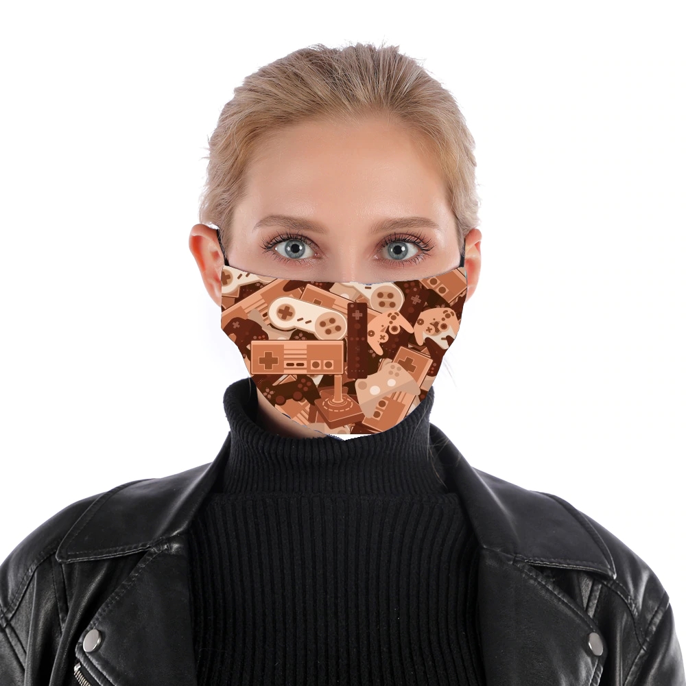  Chocolate Gamers for Nose Mouth Mask