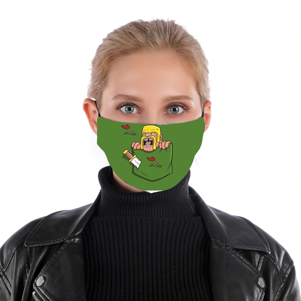  Clash Pocket for Nose Mouth Mask