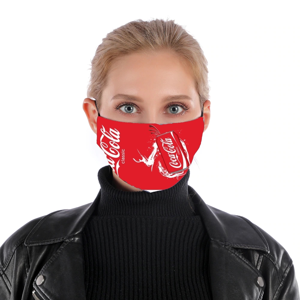  Coca Cola Rouge Classic for Nose Mouth Mask