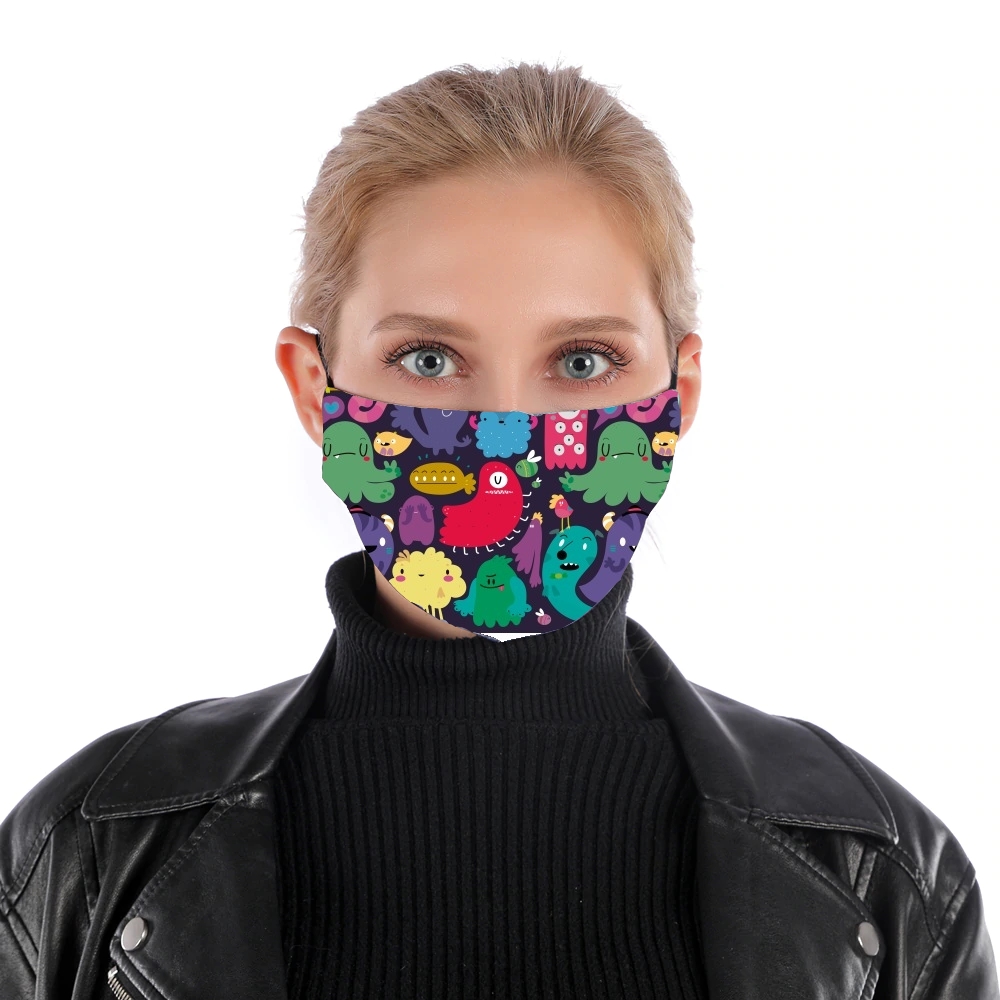  Colorful Creatures for Nose Mouth Mask