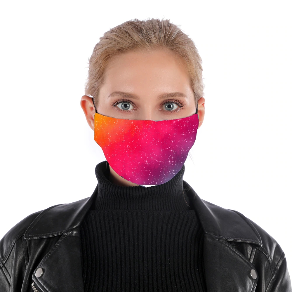  Colorful Galaxy for Nose Mouth Mask