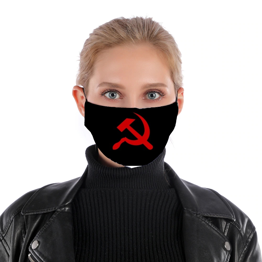  Communist sickle and hammer for Nose Mouth Mask