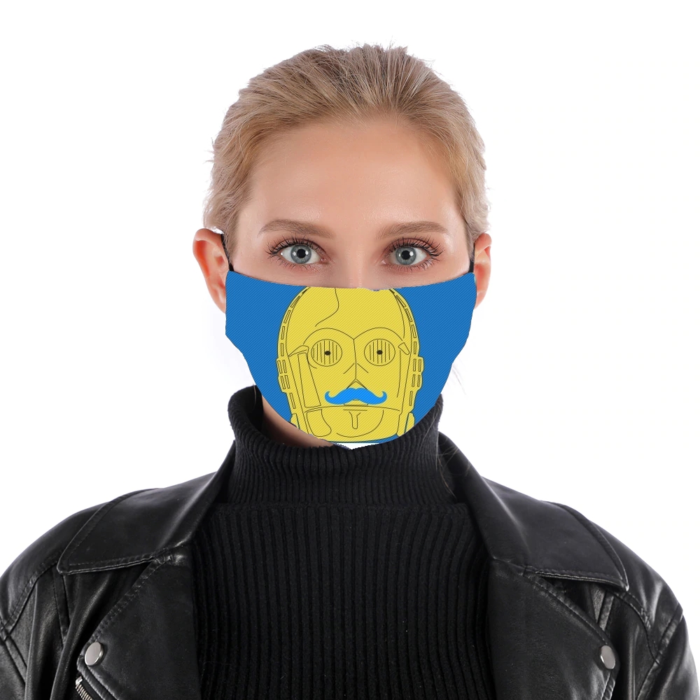  Droid Stache for Nose Mouth Mask