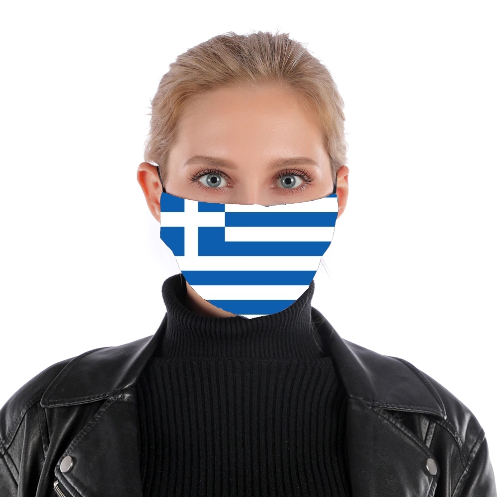  Greece flag for Nose Mouth Mask