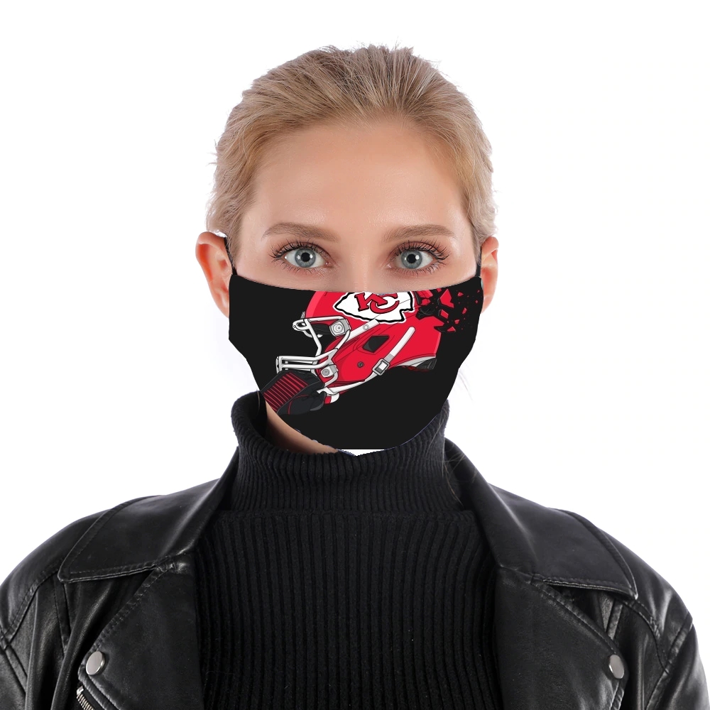  Football Helmets Kansas City for Nose Mouth Mask