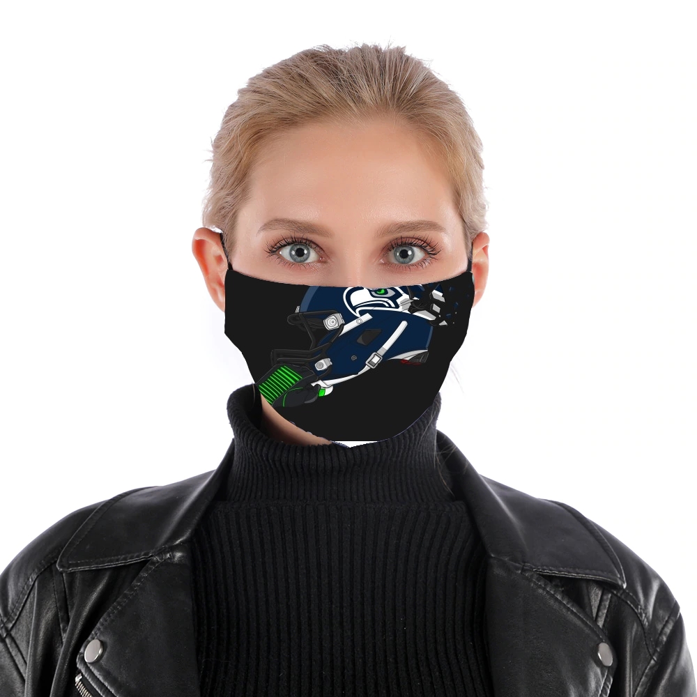  Football Helmets Seattle  for Nose Mouth Mask