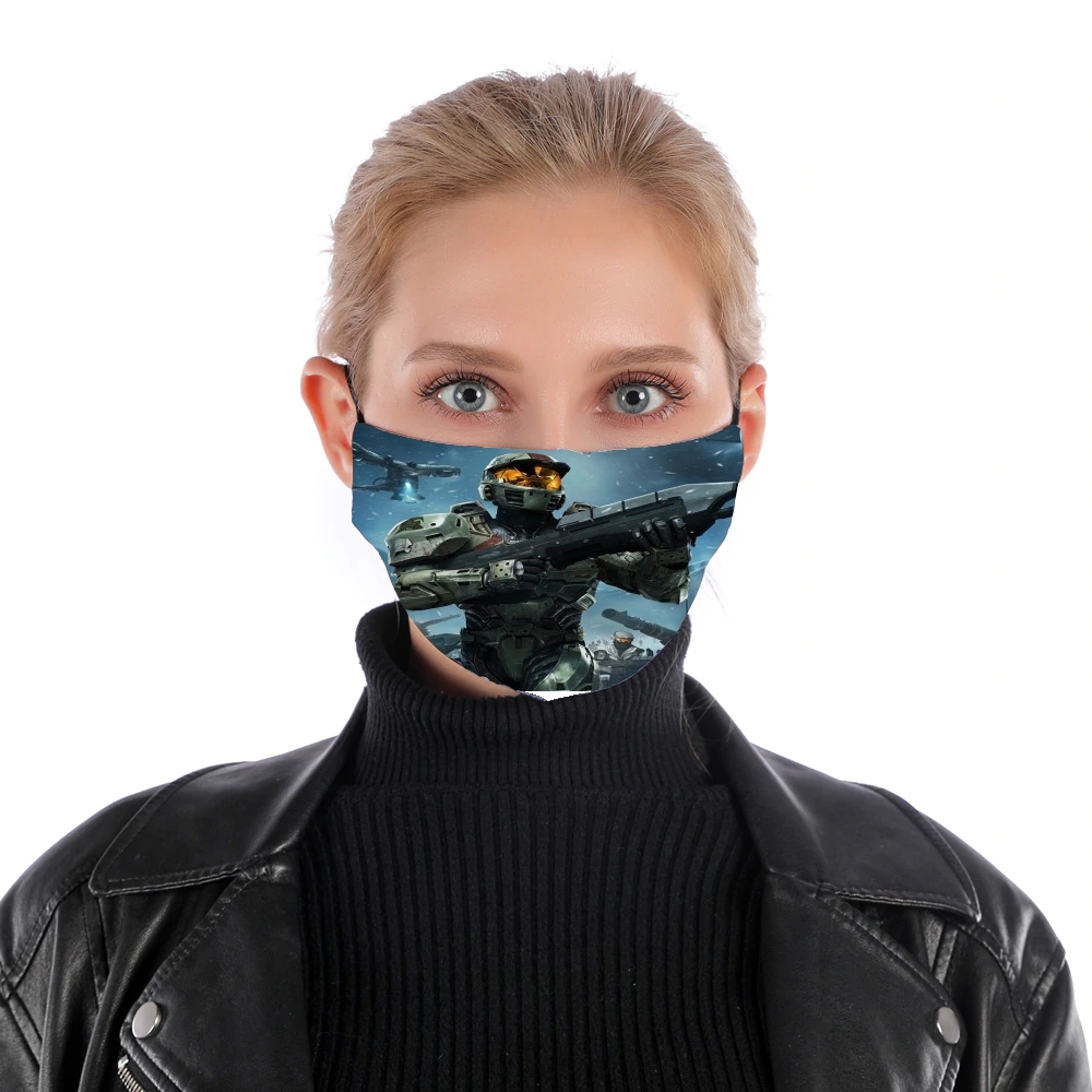  Halo War Game for Nose Mouth Mask