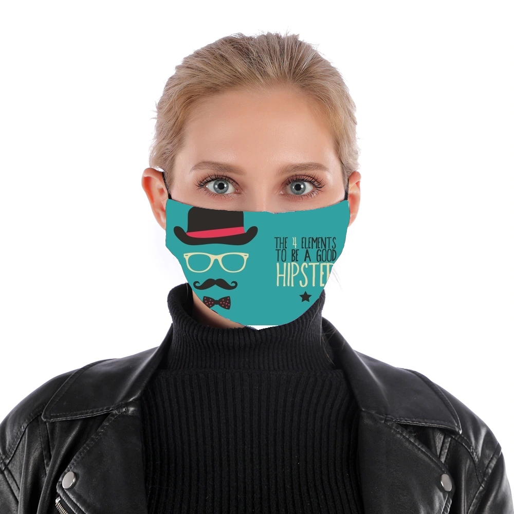  How to be a good Hipster ? for Nose Mouth Mask