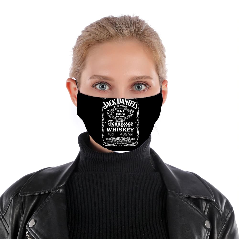  Jack Daniels Fan Design for Nose Mouth Mask