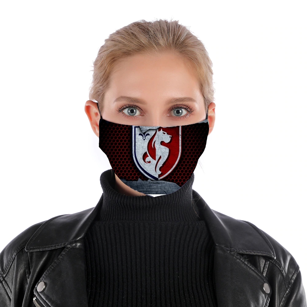  Lilles Losc Maillot Football for Nose Mouth Mask