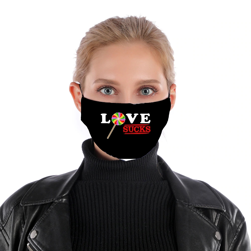 Love Sucks for Nose Mouth Mask