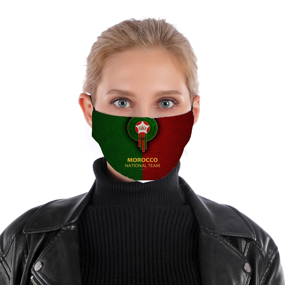  Marocco Football Shirt for Nose Mouth Mask