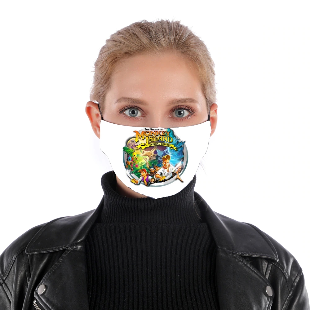  Monkey Island for Nose Mouth Mask