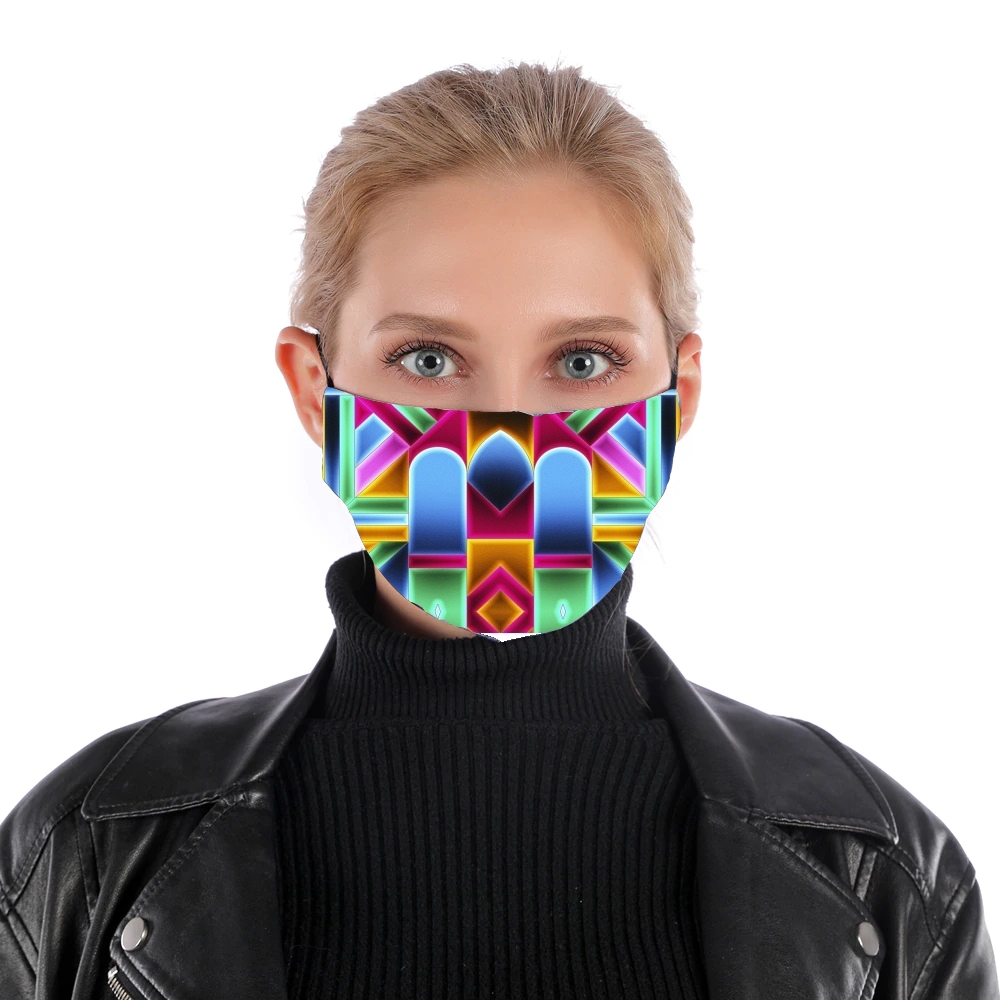 Neon Colorful for Nose Mouth Mask