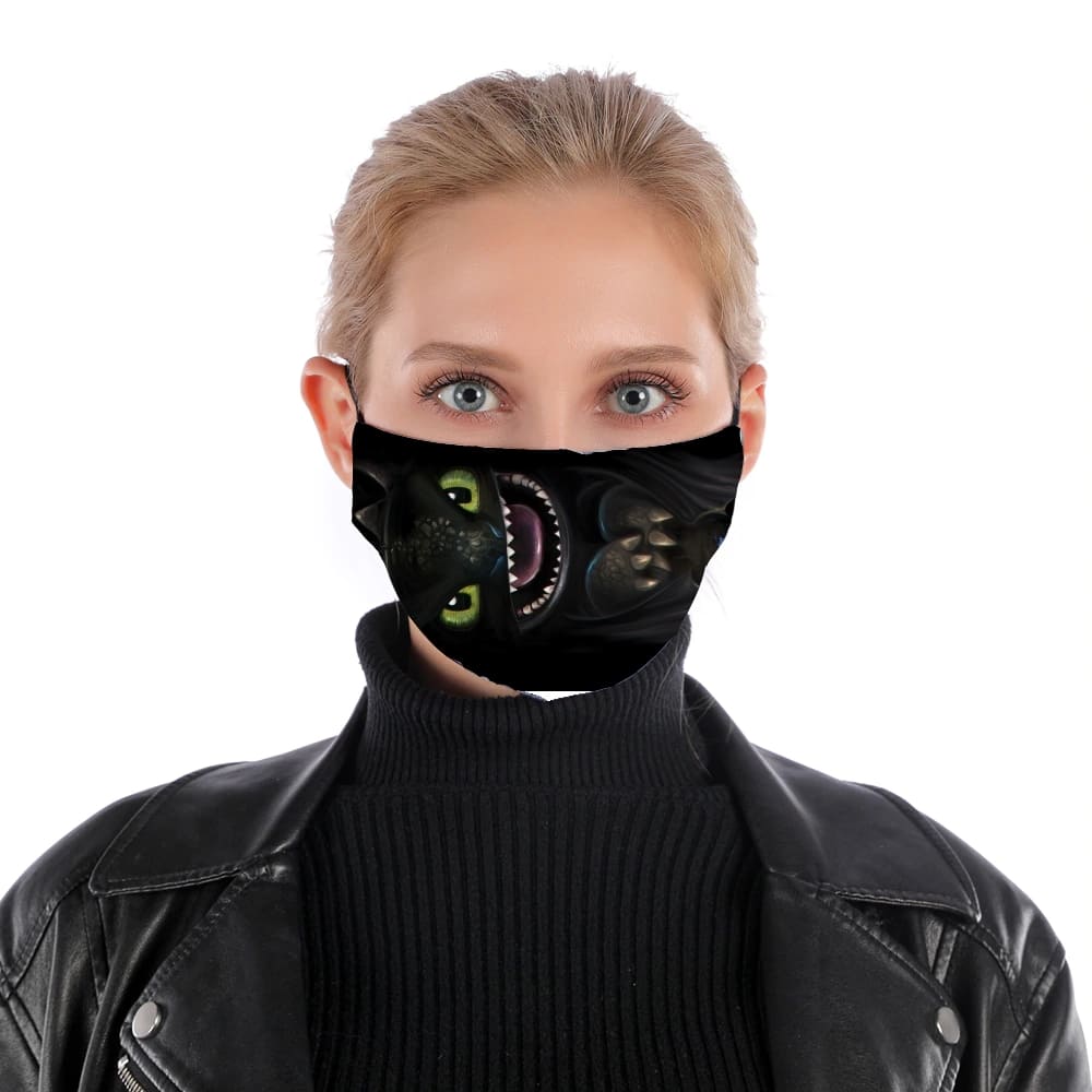  Night fury for Nose Mouth Mask
