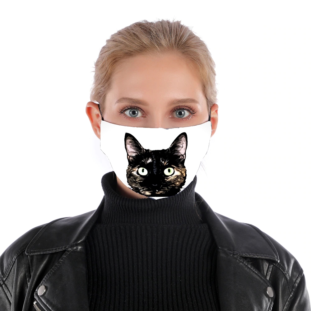  Peeking Cat for Nose Mouth Mask