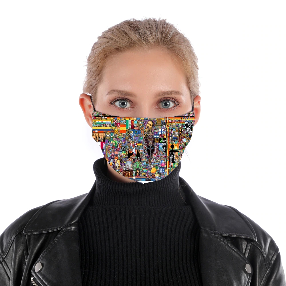  Pixel War Reddit for Nose Mouth Mask