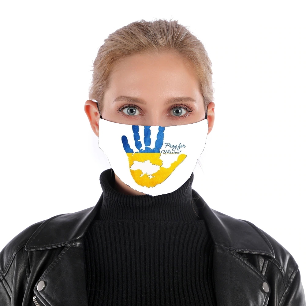  Pray for ukraine for Nose Mouth Mask
