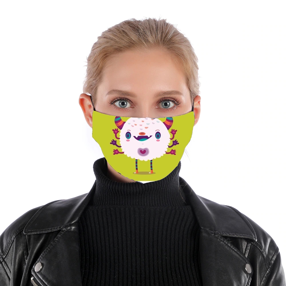  Puffy Monster for Nose Mouth Mask