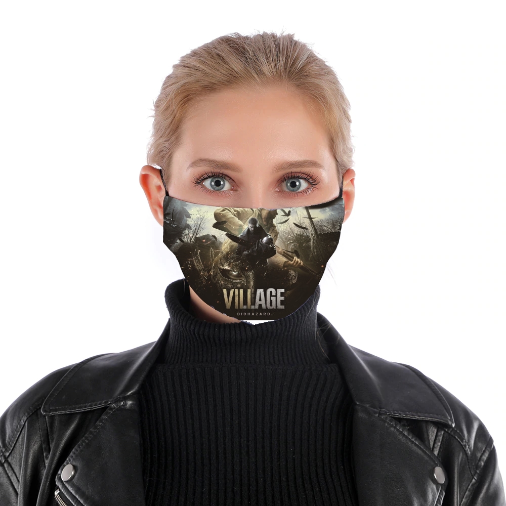  Resident Evil Village Horror for Nose Mouth Mask