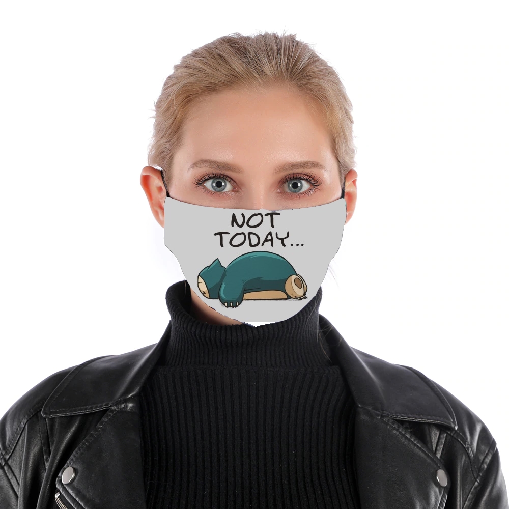  Ronflex Not Today pokemon for Nose Mouth Mask