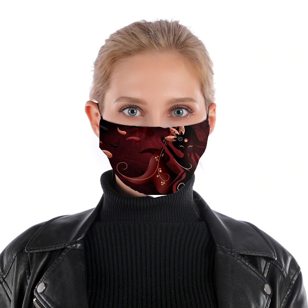 Sarah Oriantal Woman for Nose Mouth Mask