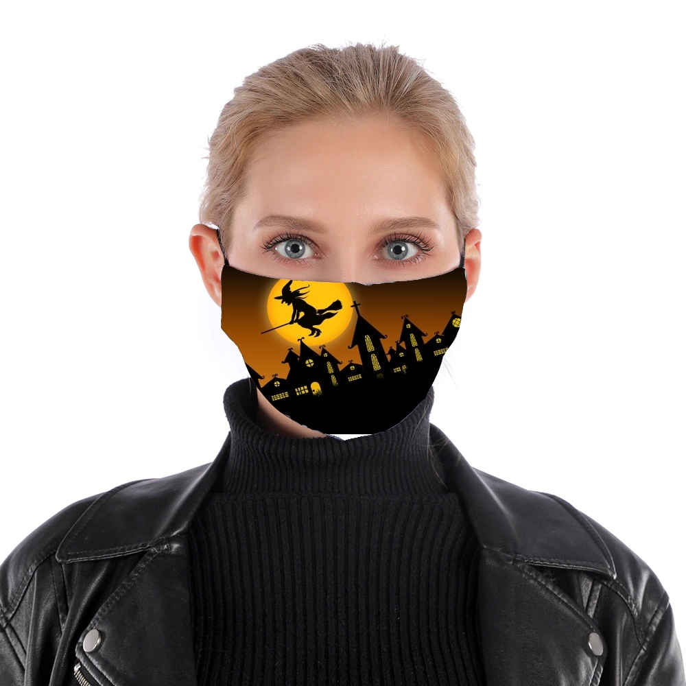 Spooky Halloween 2 for Nose Mouth Mask