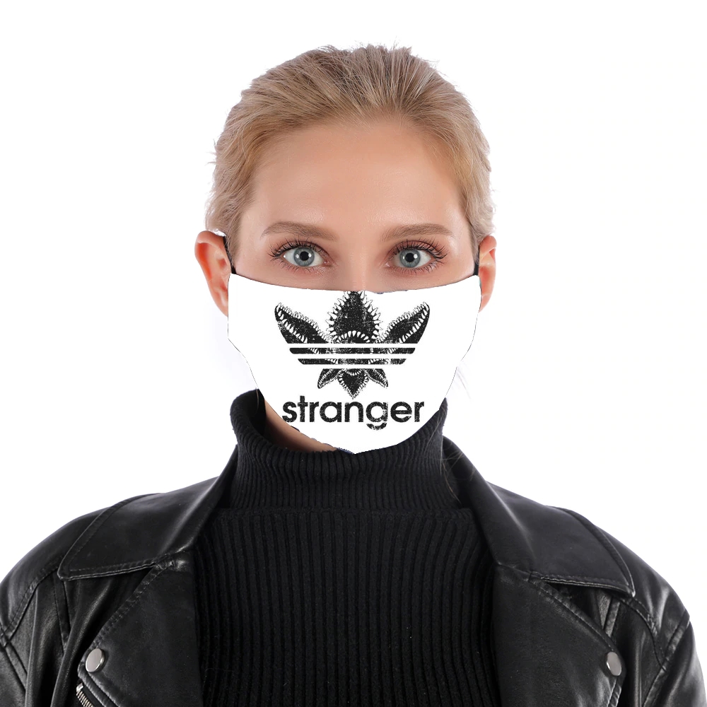  Stranger Things Demogorgon Monster JOKE Adidas Parodie Logo Serie TV for Nose Mouth Mask