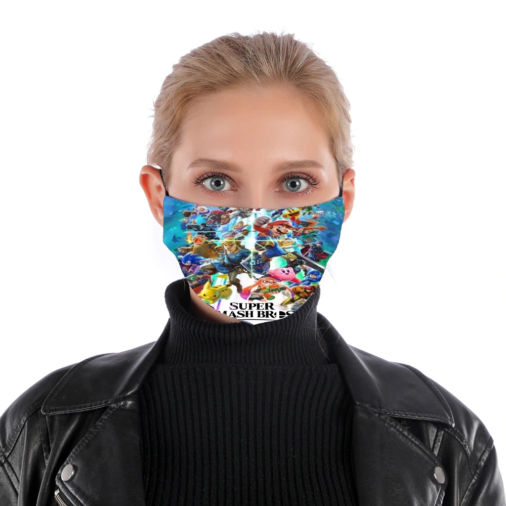  Super Smash Bros Ultimate for Nose Mouth Mask