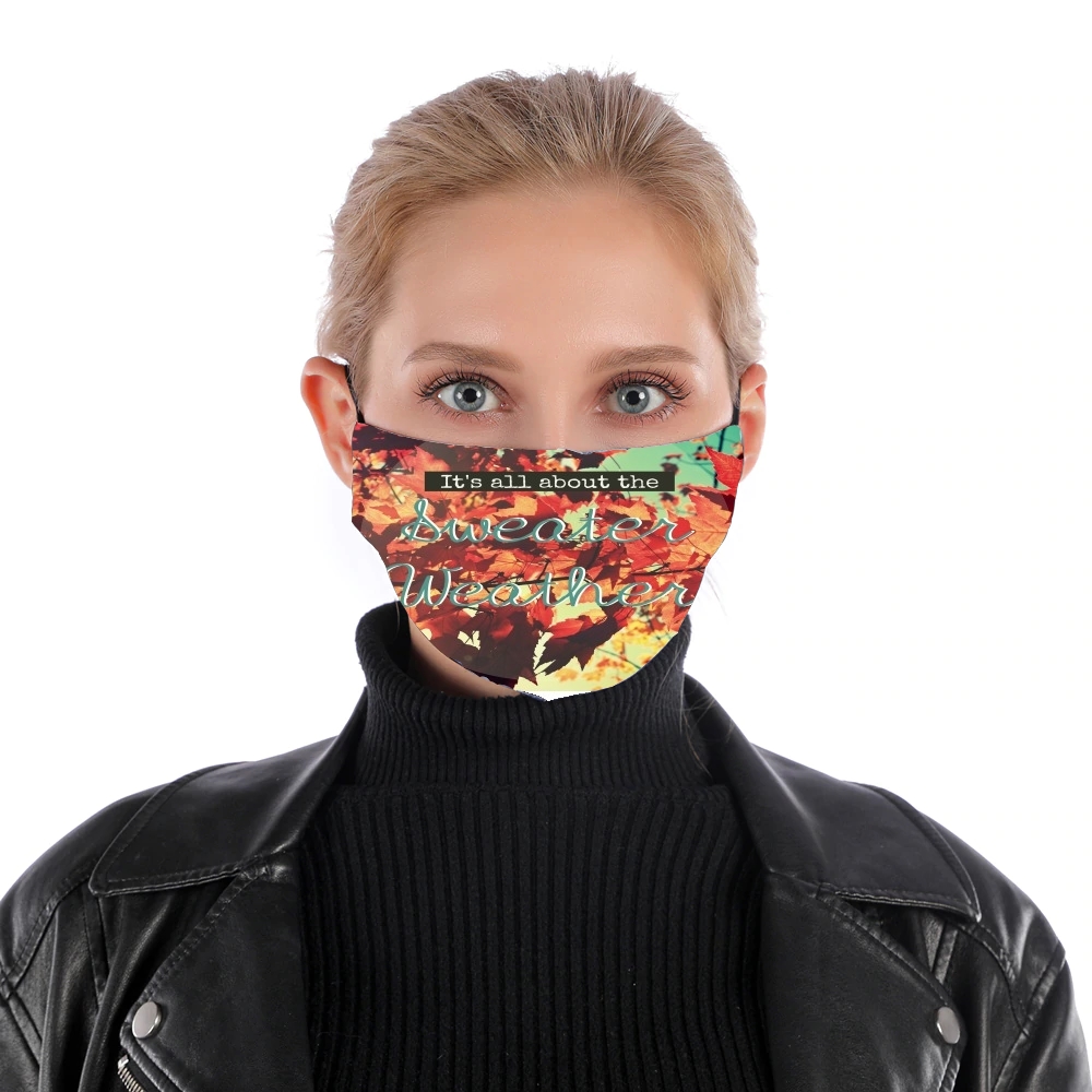  Sweater Weather for Nose Mouth Mask