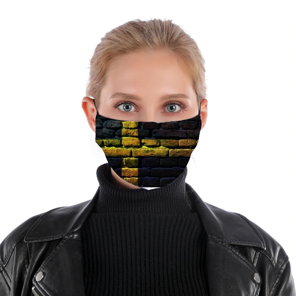  Sweden Brickwall for Nose Mouth Mask