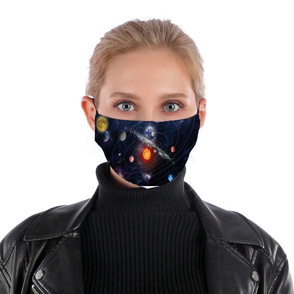  Systeme solaire Galaxy for Nose Mouth Mask