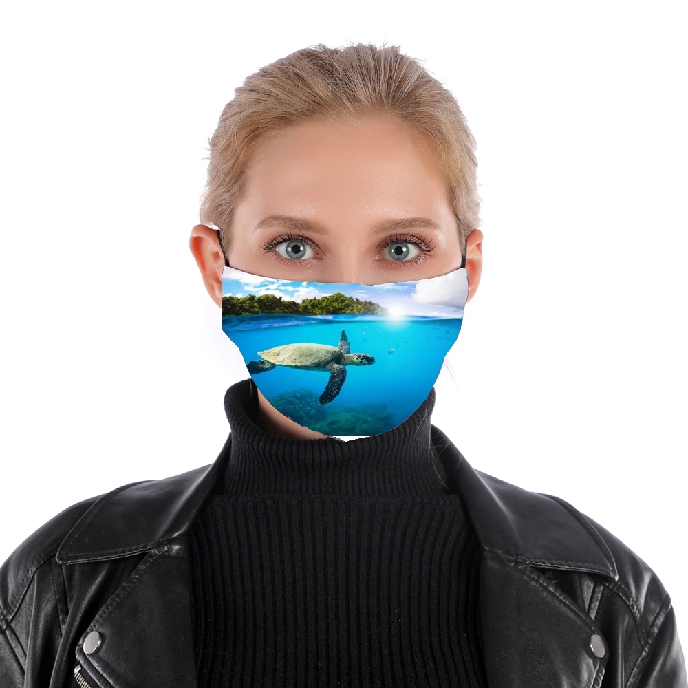  Tropical Paradise for Nose Mouth Mask