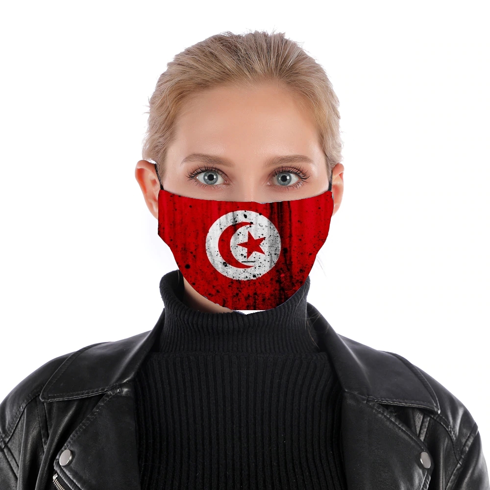  Tunisia Fans for Nose Mouth Mask