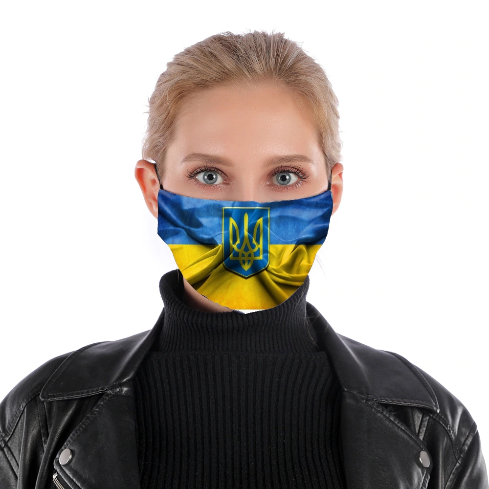  Ukraine Flag for Nose Mouth Mask