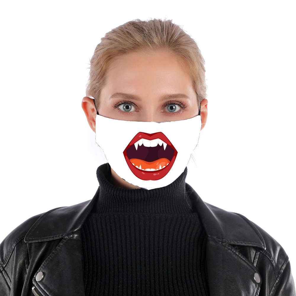  Vampire Mouth for Nose Mouth Mask