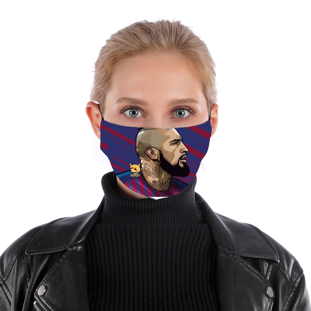  Vidal Chilean Midfielder for Nose Mouth Mask