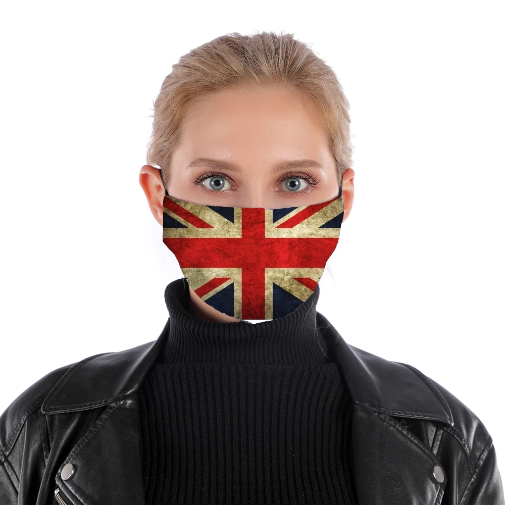  Old-looking British flag for Nose Mouth Mask
