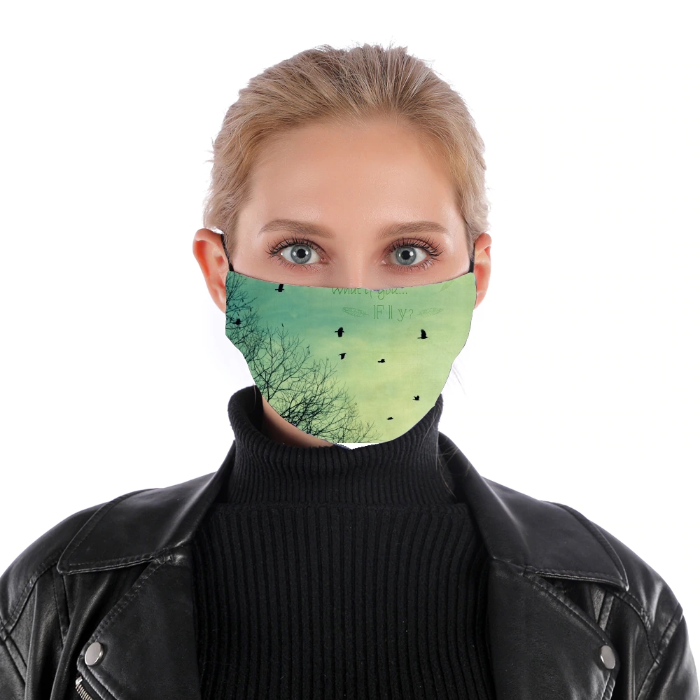  What if You Fly? for Nose Mouth Mask